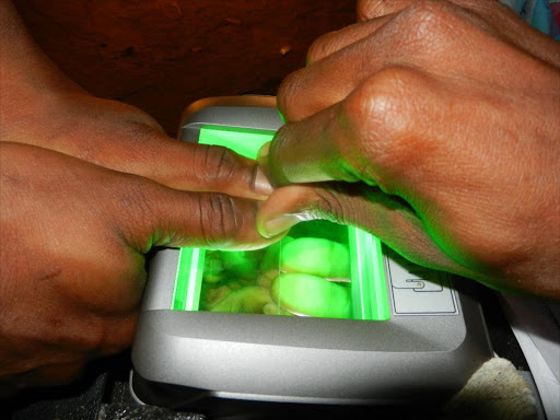 A file photo of voter registration in Mombasa.