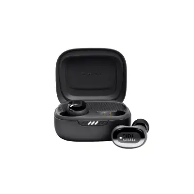 JBL Live Free 2 earbuds and their case.