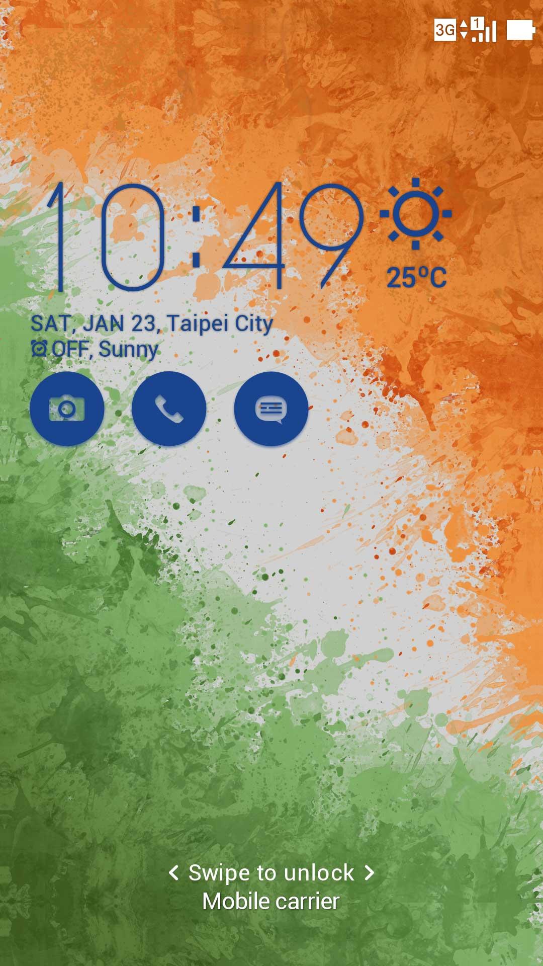 Android application India Republic Day ASUS Theme screenshort