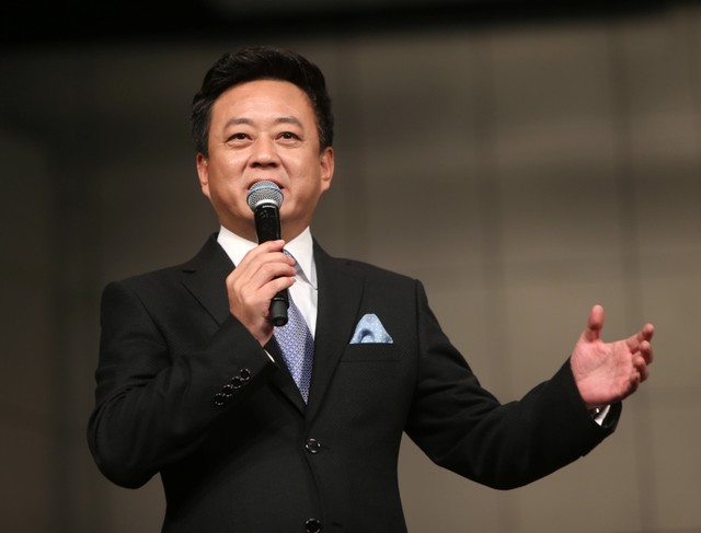 Television host Zhu Jun. File photo