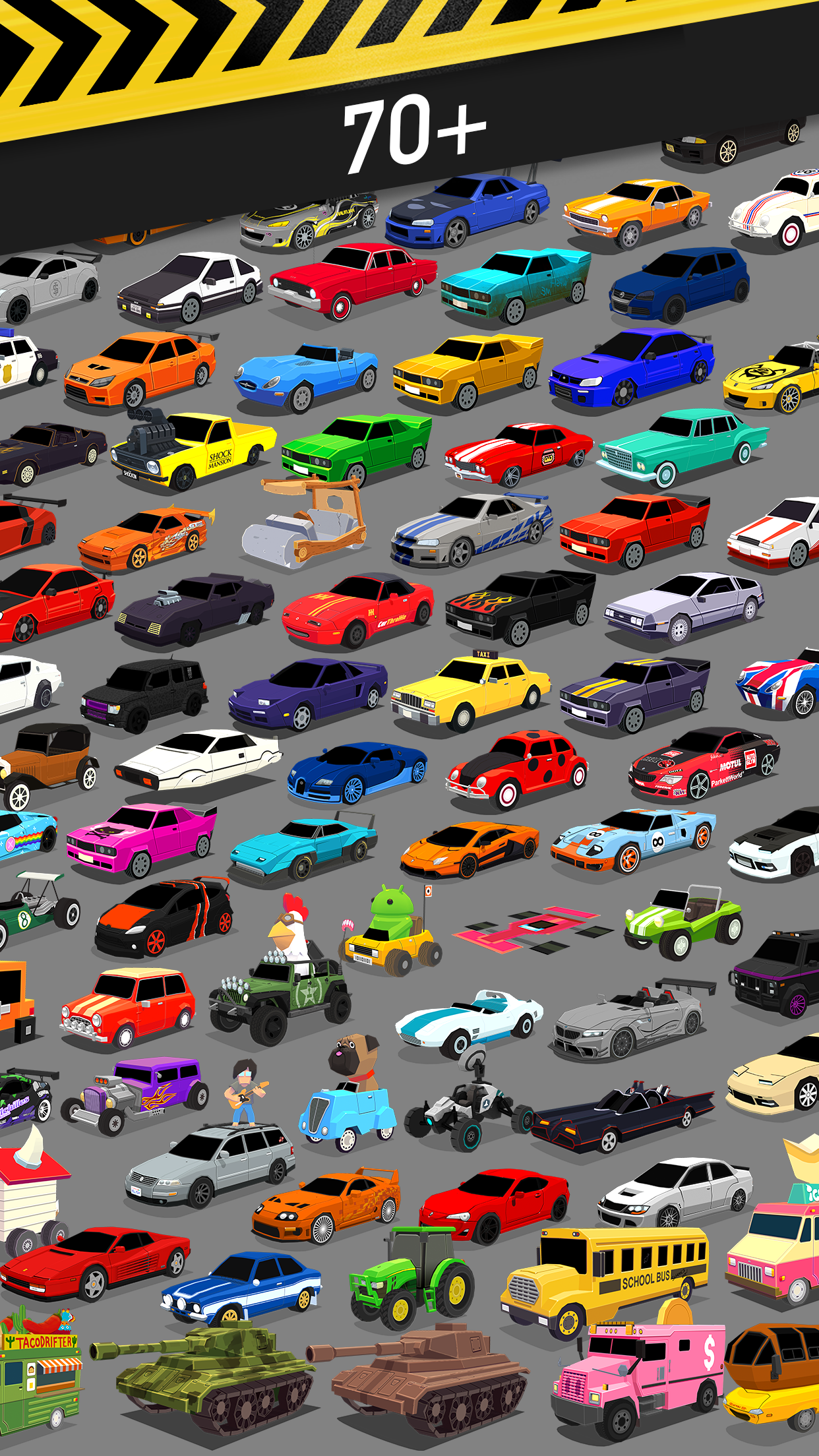 Android application Thumb Drift — Fast & Furious Car Drifting Game screenshort