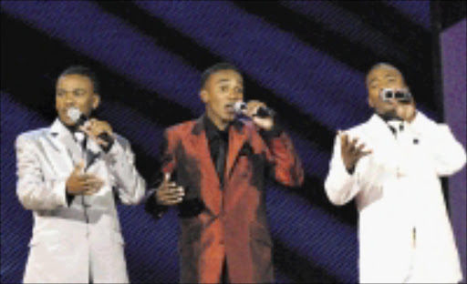 IN CONCERT: Bala Brothers Zwai, Phelo and Loyiso. Pic. Elizabeth Sejake. 27/09/2009. © Sunday Times.