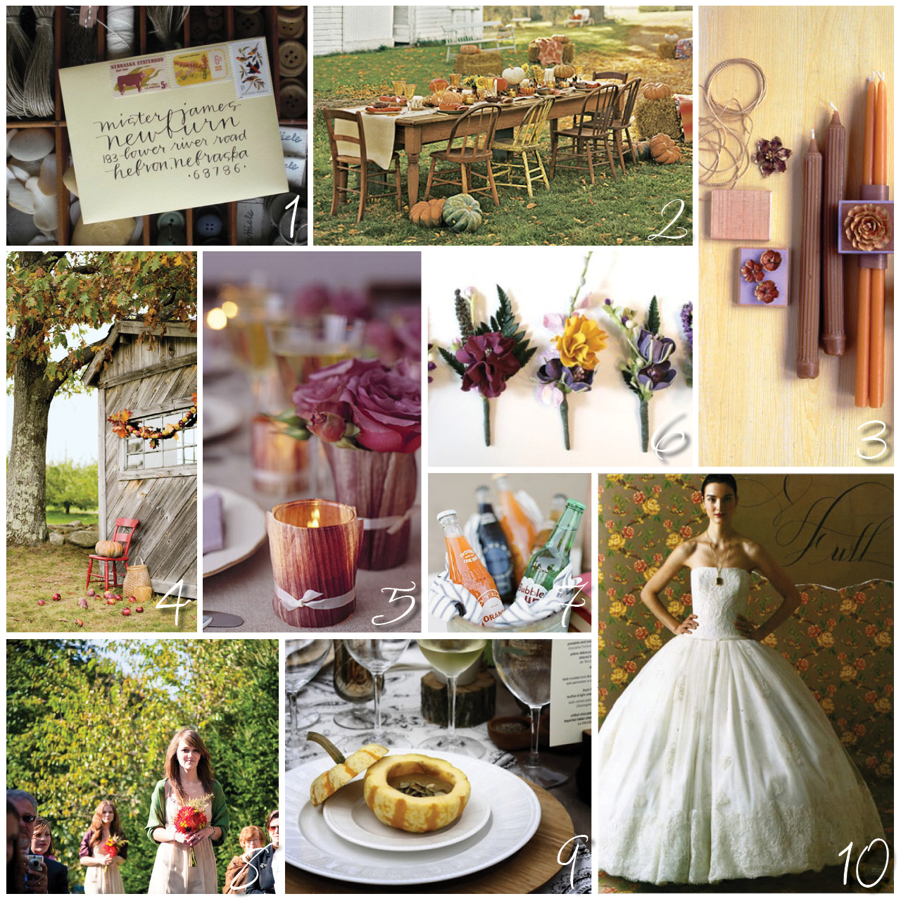 Fall Tablescape via Wedding Fall Tablescape via Wedding