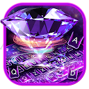 ダウンロード 3D Glisten Diamonds keyboard Theme をインストールする 最新 APK ダウンローダ