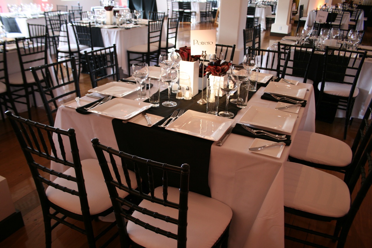 black and white wedding venues