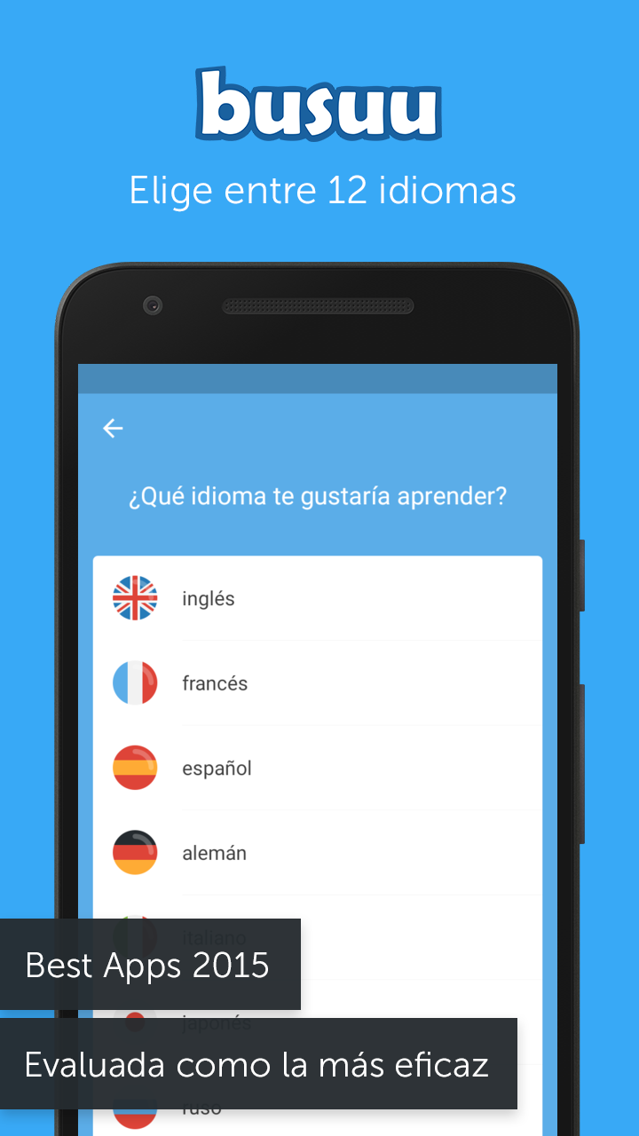 Android application Busuu: Learn Languages screenshort