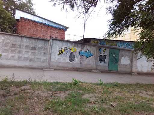 Графити Пчела За Чистый Город