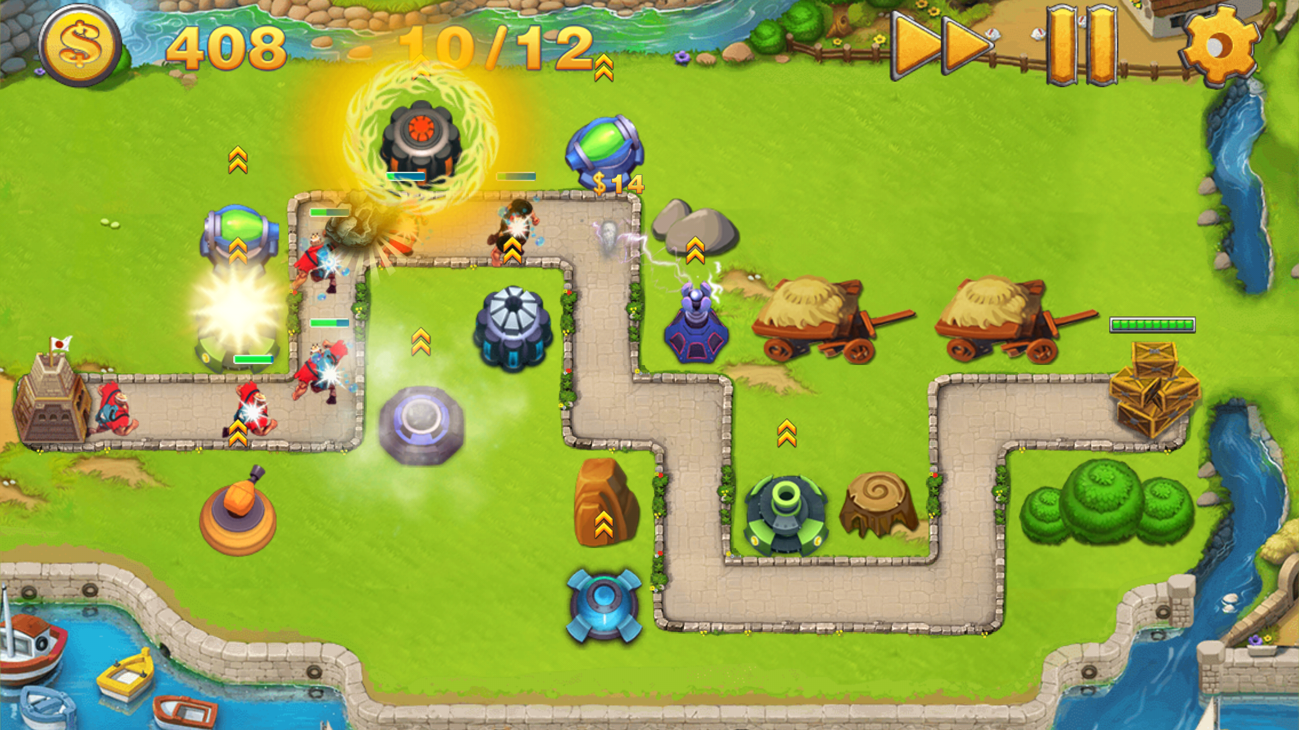Android application Army Tower Defense screenshort
