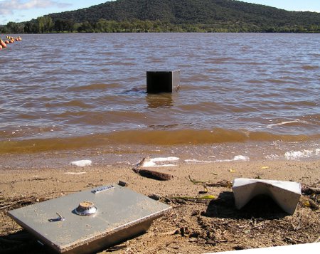 safe disposal in lake burley griffin