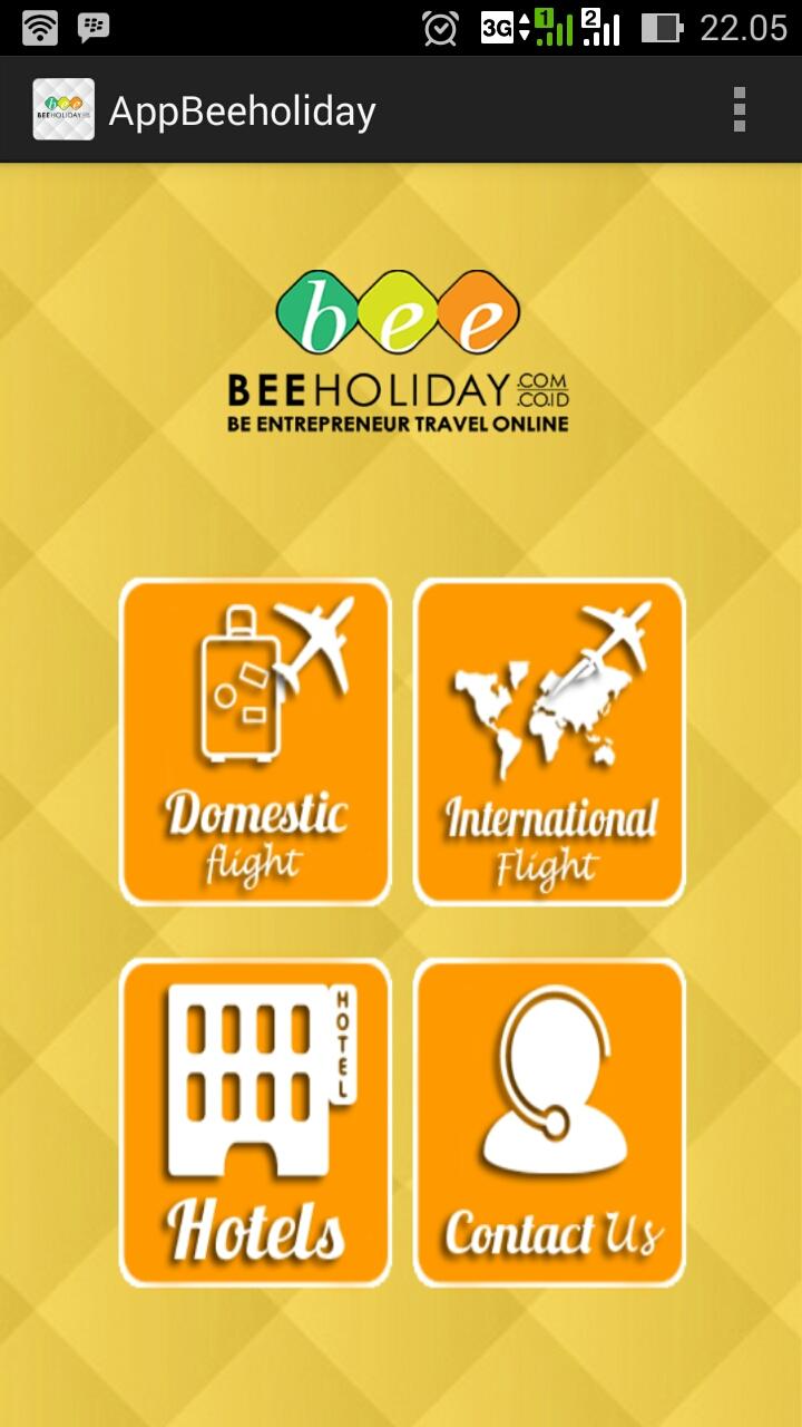 Android application App Beeholiday screenshort