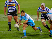 Ivan van Zyl of the Vodacom Blue Bulls passes the ball during the Currie Cup match against the DHL Western Province at Loftus Versfeld in Pretoria on October 13, 2018.  