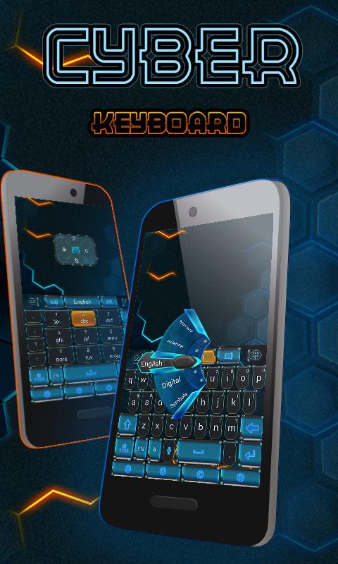Android application Cyber GO Keyboard Theme  Emoji screenshort