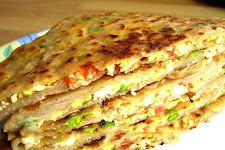 Stuffed Egg Parathas