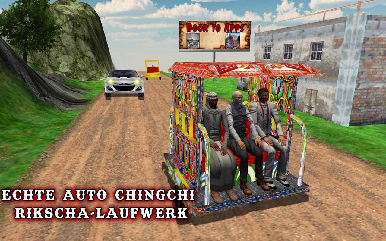 Android application Real Chingchi Rickshaw Drive screenshort