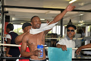 Zolani Tete during the Zolani Tete Media Open Day at Urban Warrior Boxing Gym on November 07, 2017 in Johannesburg, South Africa. 