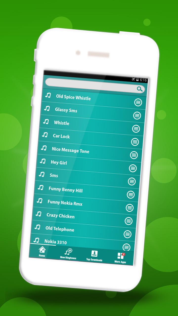 Android application SMS Ringtones Free screenshort