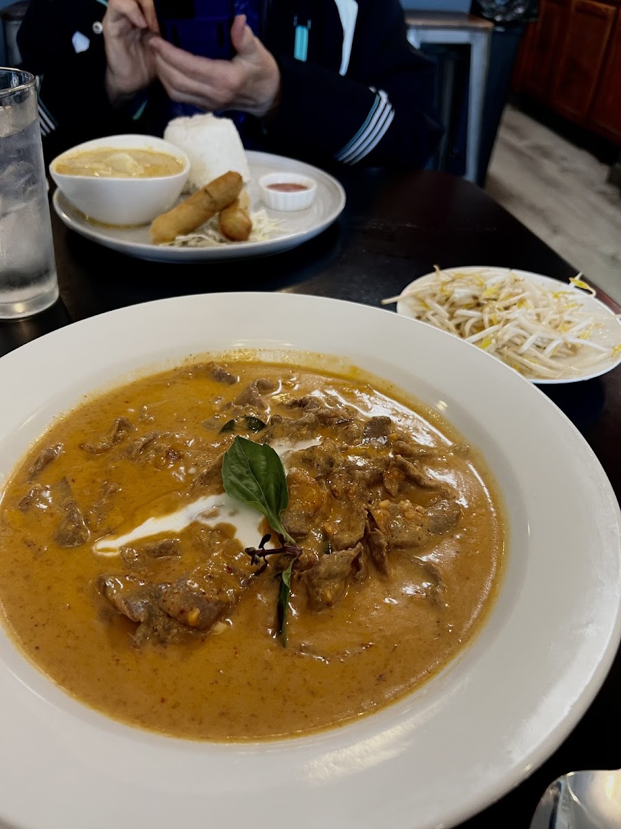 Panang curry. Super super good.