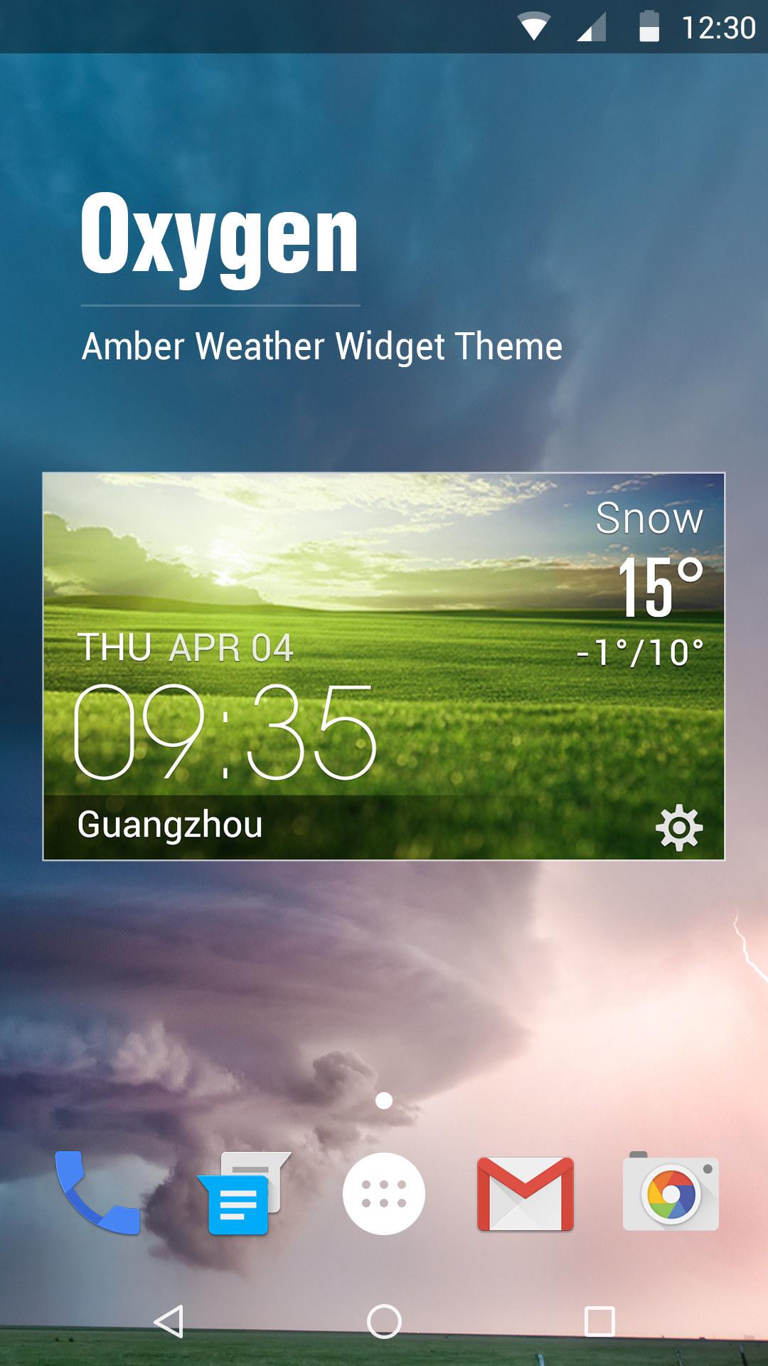 Android application Widget for Samsung Galaxy screenshort