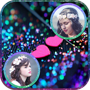 Download Glitter Dual Photo Frames For PC Windows and Mac