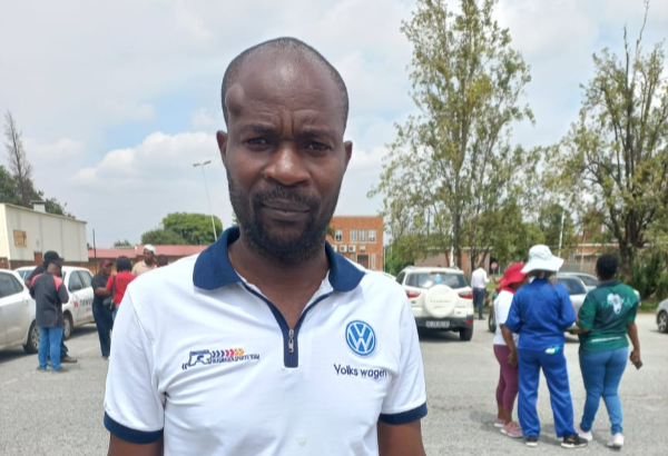E-hailing taxi driver Willy Nkgodi whose vehicle was destroyed in Saturday's gas tanker explosion.