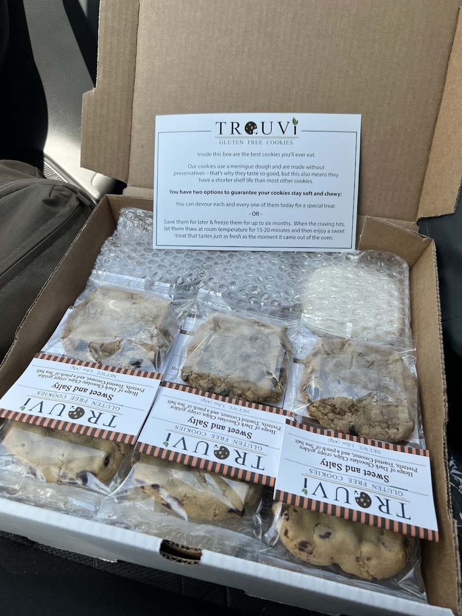 Gluten-Free Cookies at Trouvi Cookies