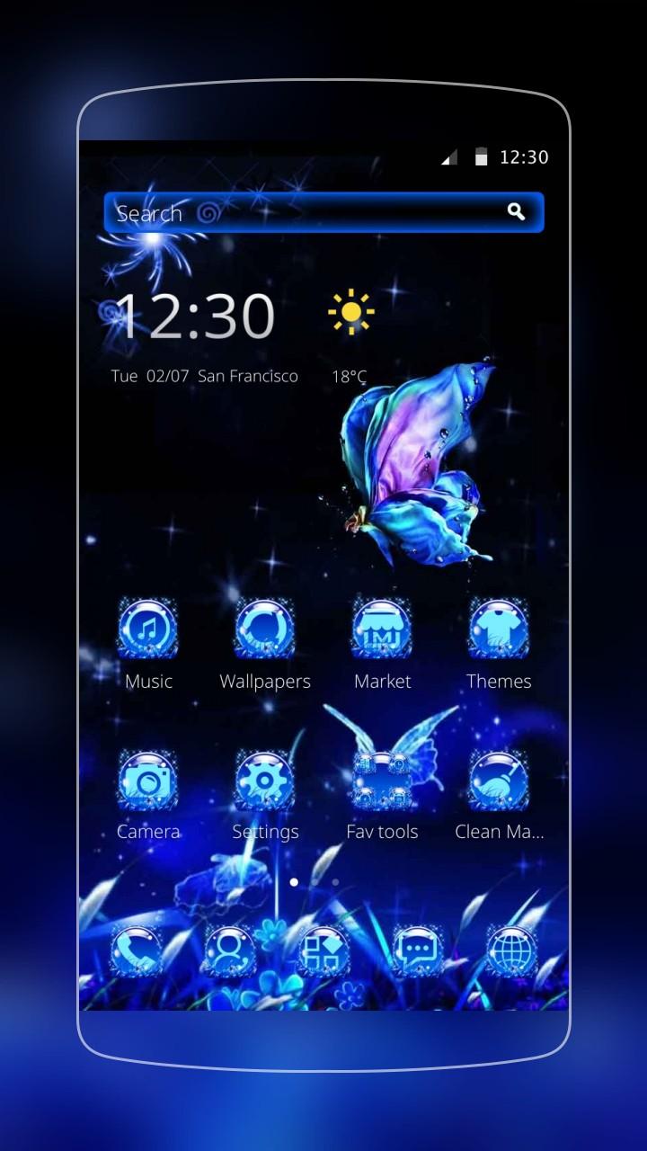 Android application Butterfly Theme Love Wallpaper screenshort