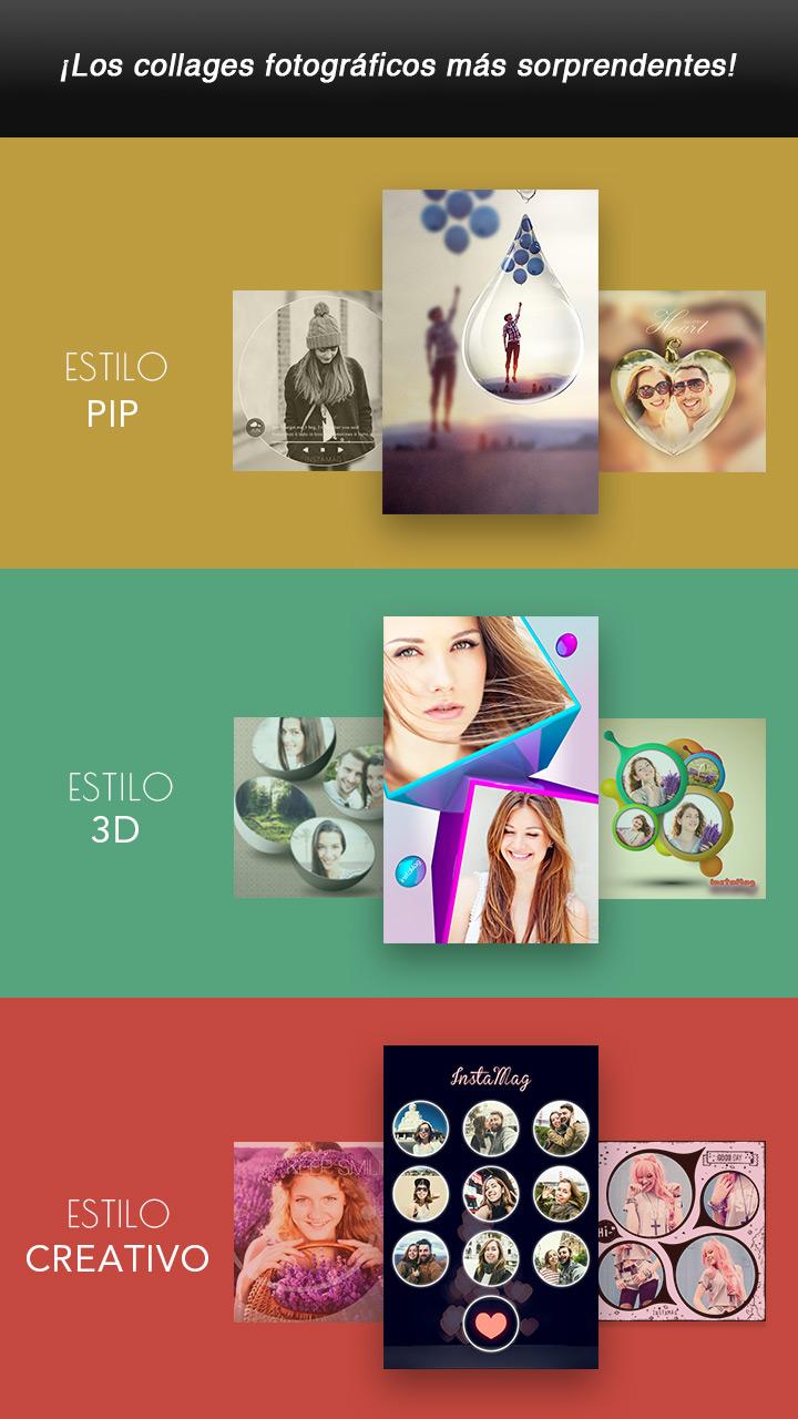 Android application Photo Collage - InstaMag screenshort