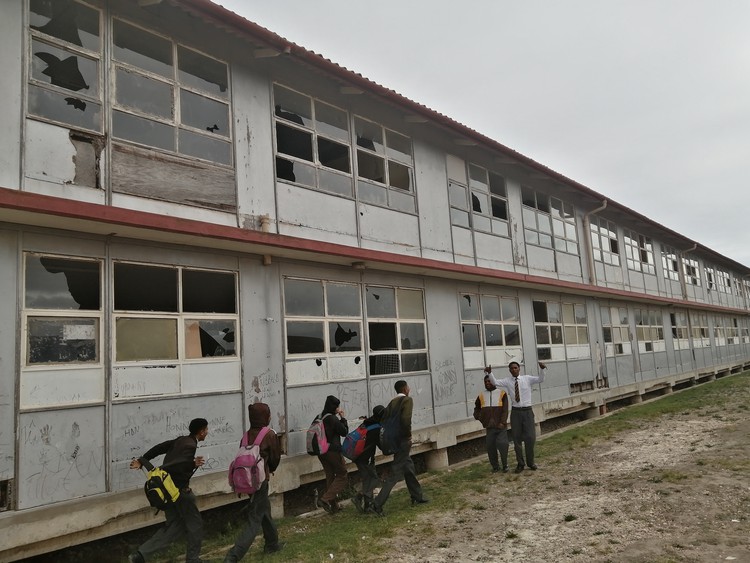 Arcadia Secondary School in Port Elizabeth is crumbling.