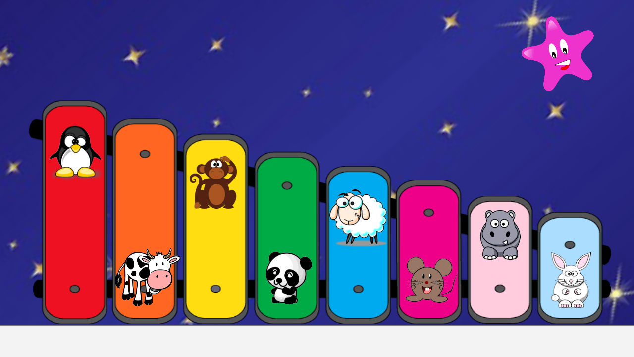 Android application Funny Animals Xylophone screenshort