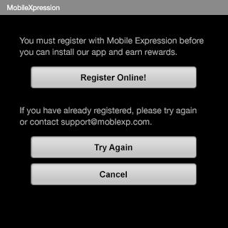 Android application MobileXpression Research screenshort