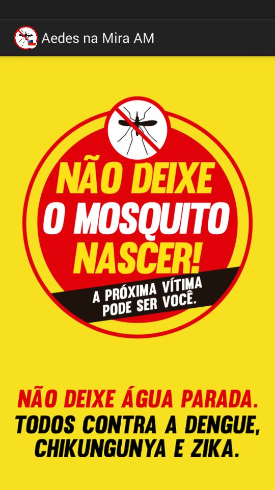 Android application Aedes na Mira AM screenshort
