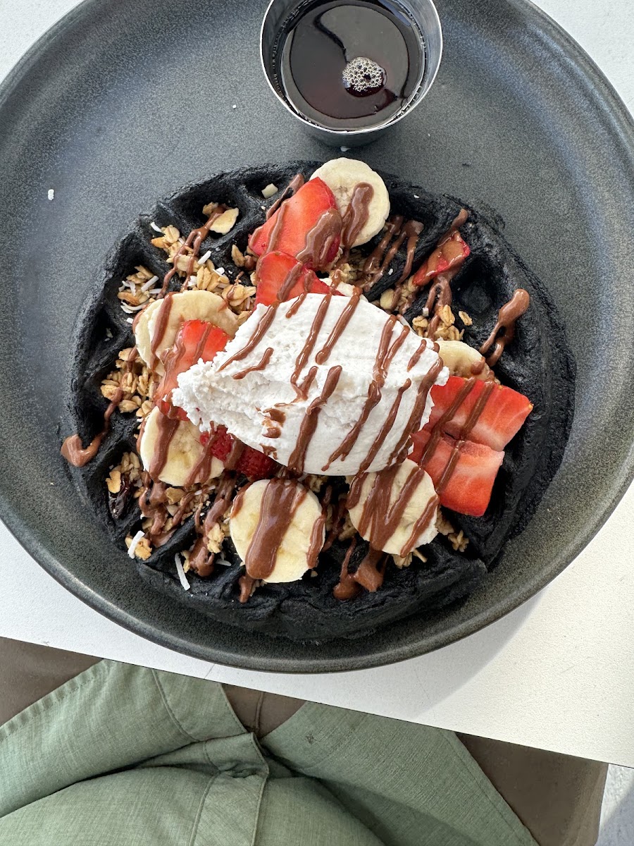 Activated Charcoal waffle