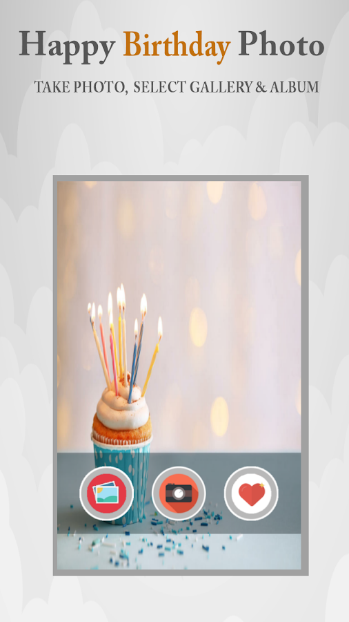 С днем рождения фото — приложение на Android