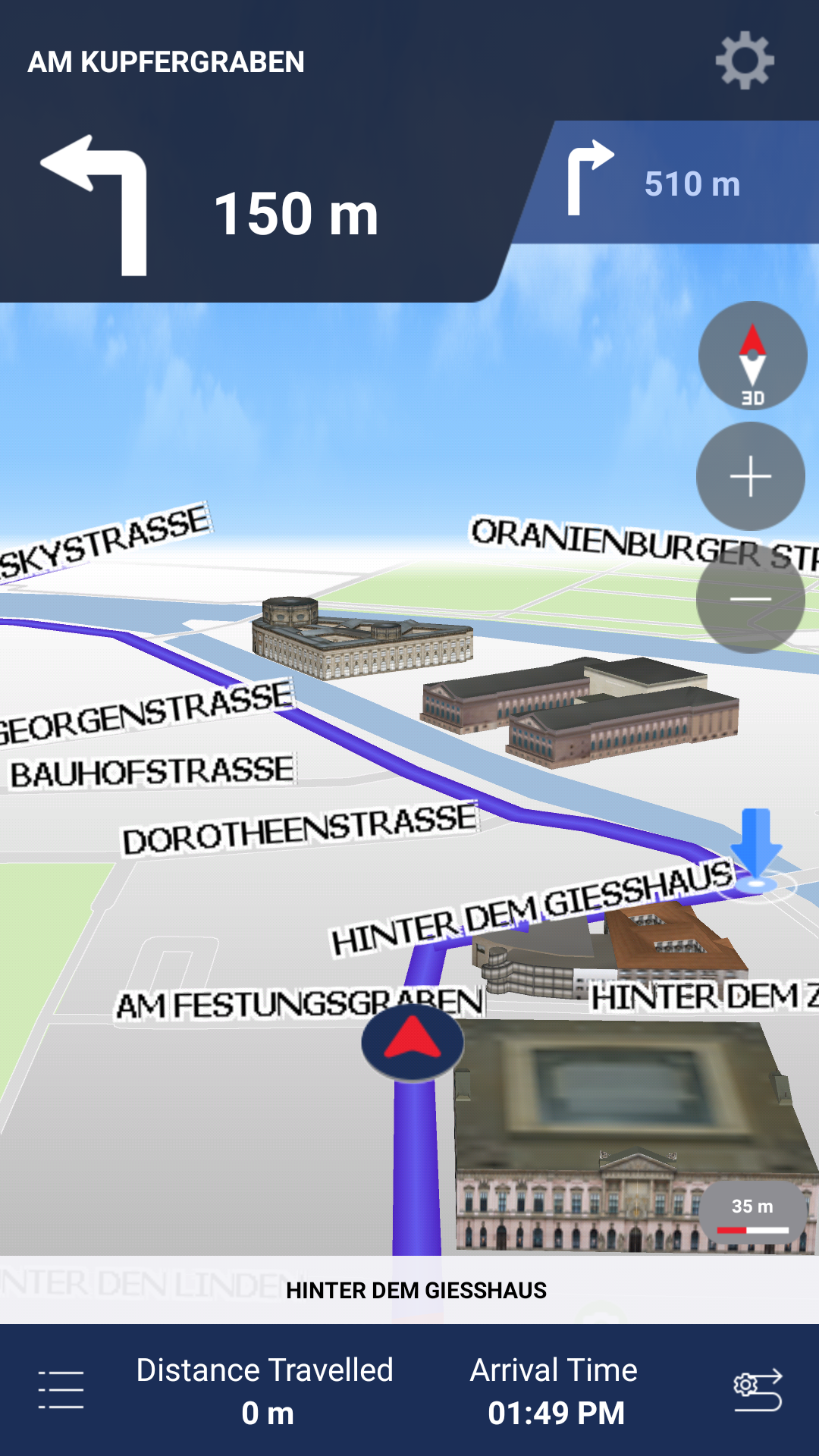 Android application BringGo Western Europe screenshort