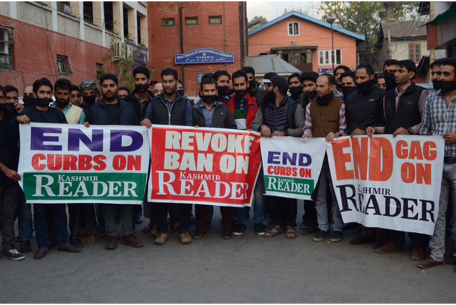 Two Months Into the Ban on the Kashmir Reader, Its Journalists Stand With the Newspaper