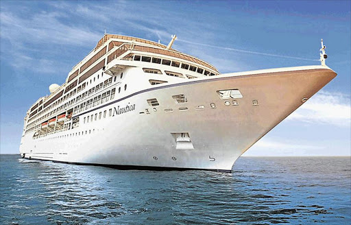 ELEGANCE: The Nautica is one of two passenger liners to sail into the city on Tuesday Picture: SUPPLIED