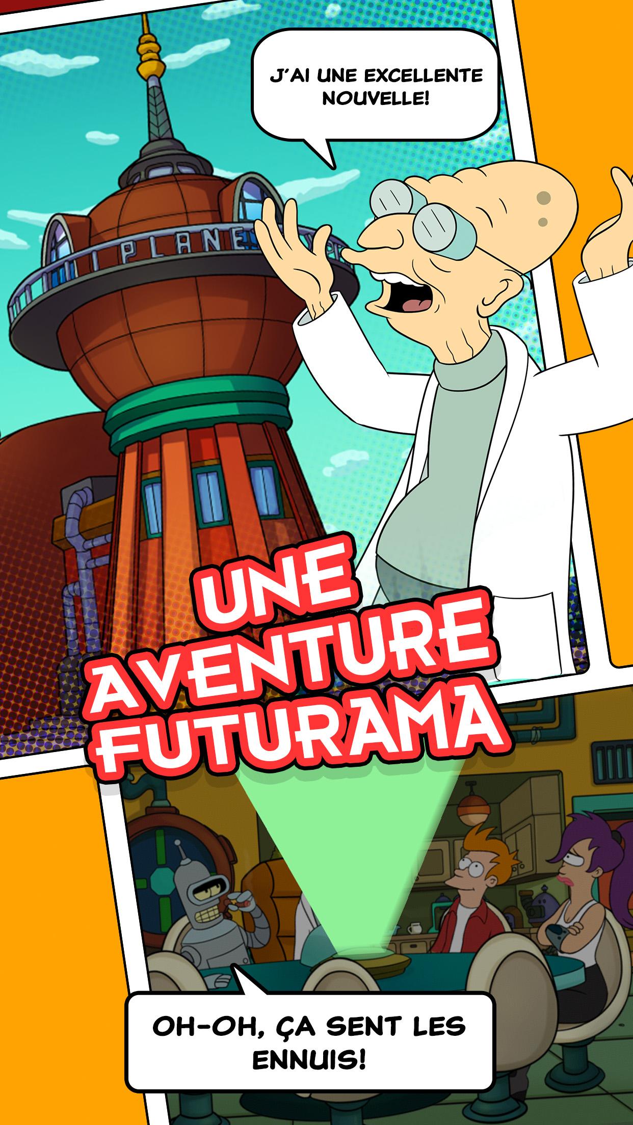Android application Futurama: Game of Drones screenshort