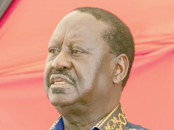 Azimio leader Raila Odinga