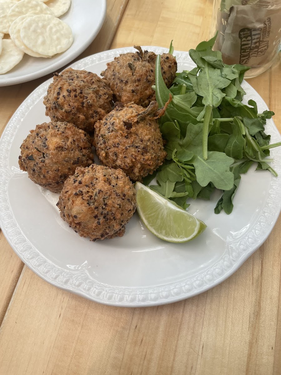 Quinoa fritters- my favorite