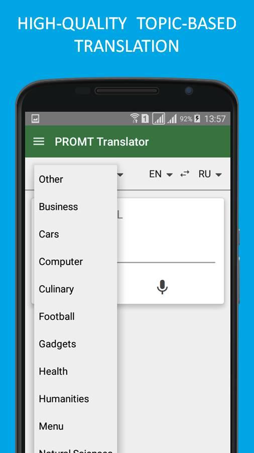Android application Offline  Russian Translator screenshort