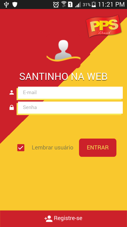 Android application Santinho PPS screenshort