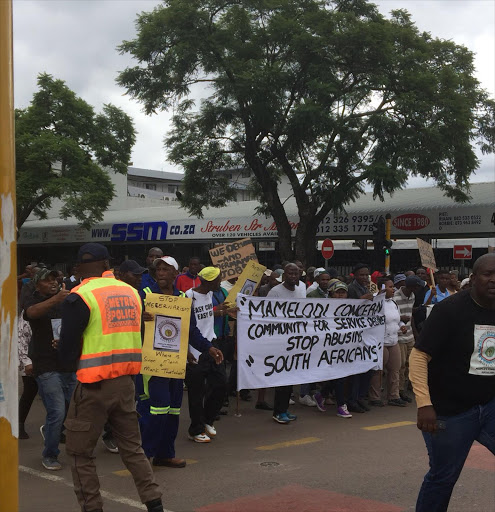 #ForeignersMarch in Pretoria