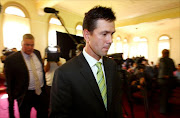 Australian cricketer Ricky Ponting leaves the press conference after announcing he is stepping down from the captaincy of Australia at the Sydney Cricket Ground on March 29, 2011 in Sydney, Australia