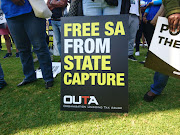 Freedom Movement rally to call for Zuma’s removal from office gets under way in Tshwane. Picture Credit: Abigail Javier