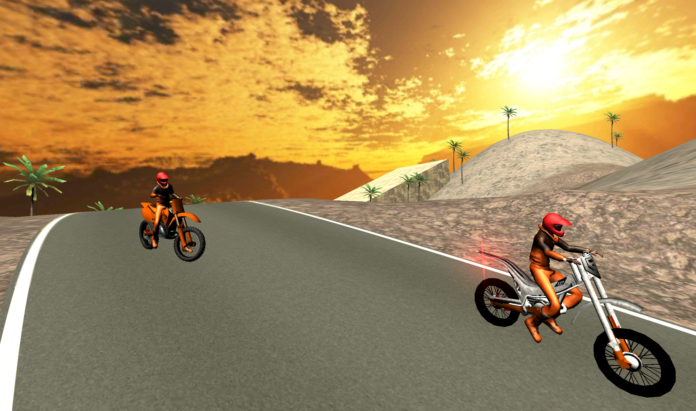 Android application Crazy Motocross Driver screenshort