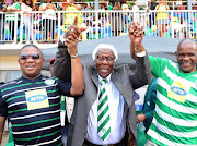 Sports Minister Fikile Mbalula, the late Petros Molemela and Free State Premier Ace Magashule. Picture credits: Instagram