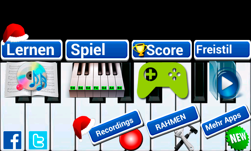 Android application Real Piano Teacher screenshort