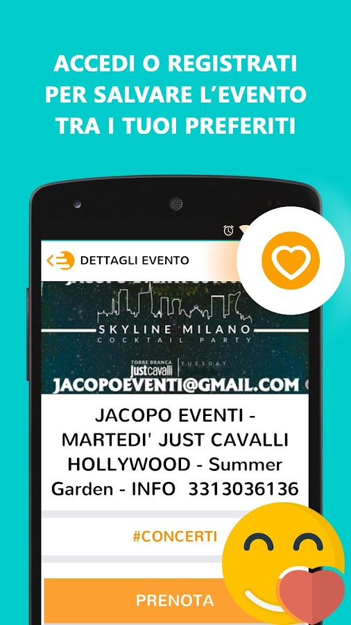 Eventa: eventi attorno a te — приложение на Android