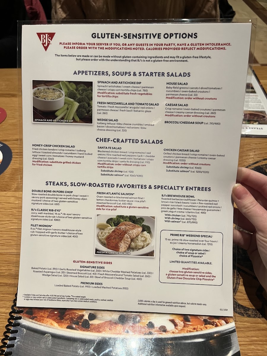 Gluten-Free at BJ's Brewhouse