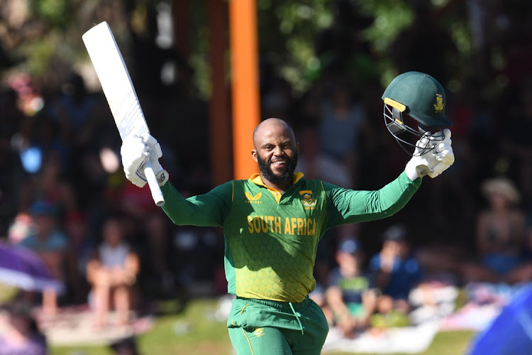 Proteas captain Temba Bavuma described recent months as being like a rollercoaster ride, but Sunday's century against England provided validation. Photo: Lee Warren